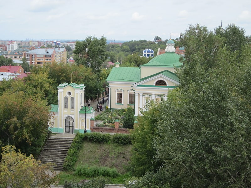 Catholic church in Tomsk, Russia