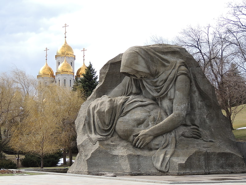 Memorial park in Volgograd, Russia