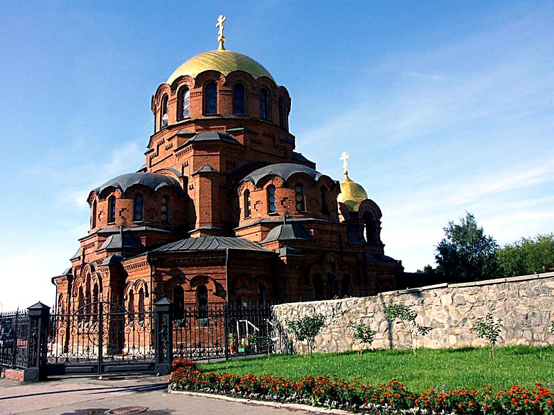 Rosyjski kościół prawosławny w Nowosybirsku, Rosja