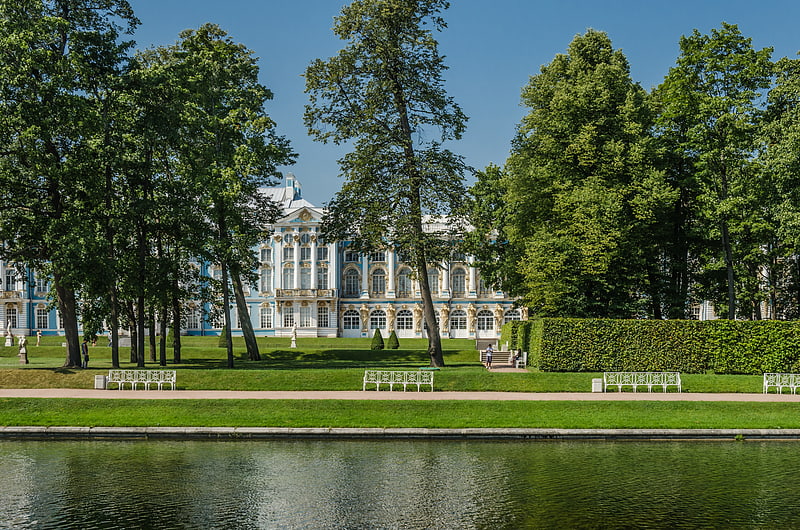 Park in Saint Petersburg, Russia