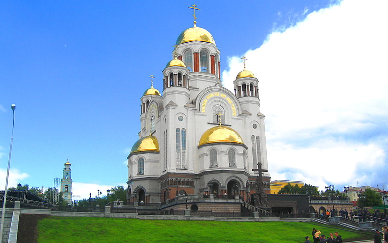 Iglesia en Ekaterimburgo, Rusia