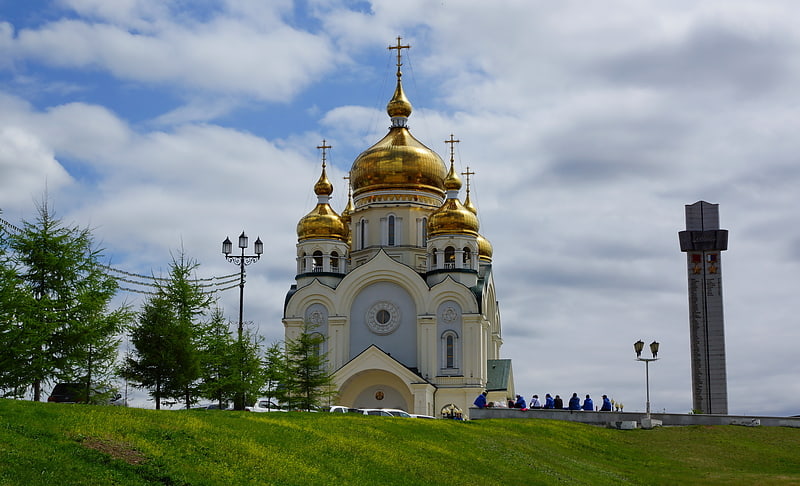 Russian orthodox church in Khabarovsk, Russia