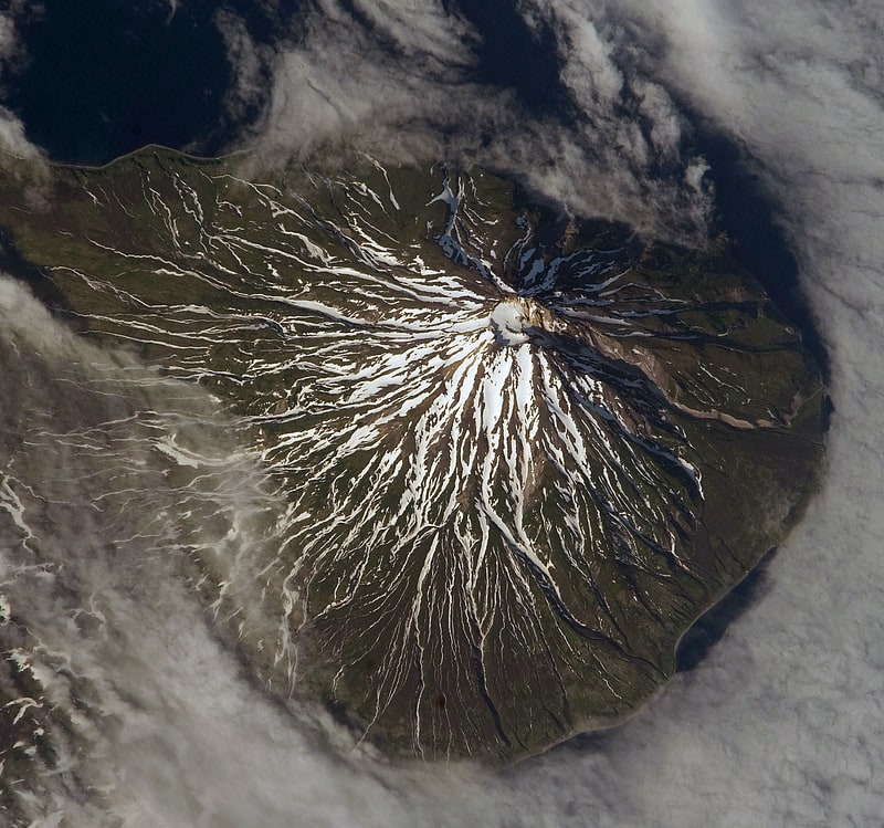 Stratovolcano in Russia