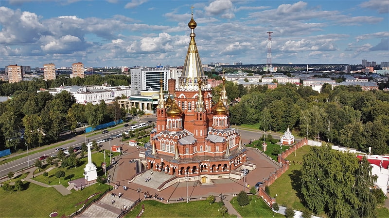 Iglesia ortodoxa rusa en Izhevsk, Rusia
