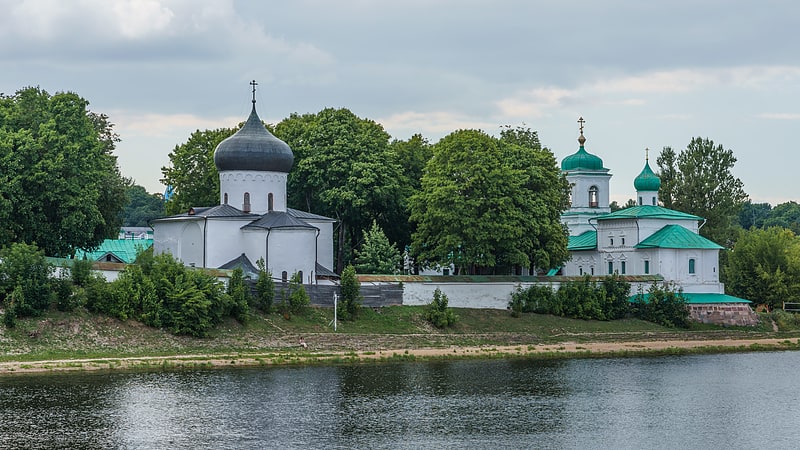 Monasterio en Pskov, Rusia