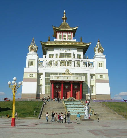 Buddhist temple in Elista, Russia