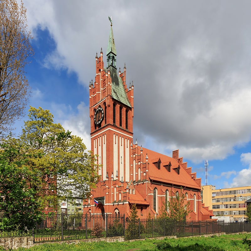 Historical landmark in Kaliningrad, Russia