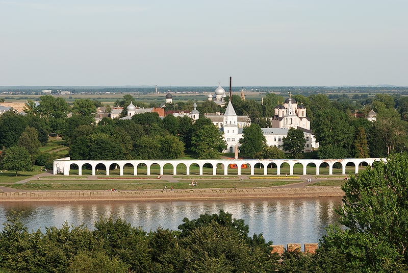 Tourist attraction in Veliky Novgorod, Russia