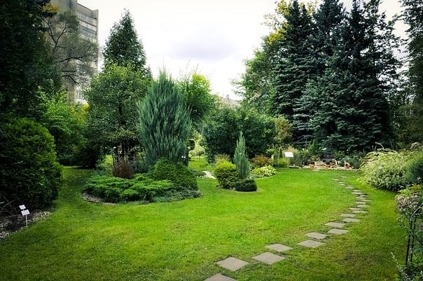 Botanical garden in Tver, Russia
