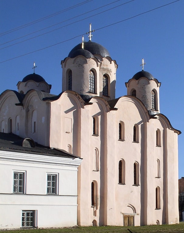 Building in Veliky Novgorod, Russia