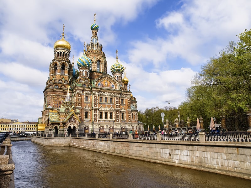 Église à Saint-Pétersbourg, Russie
