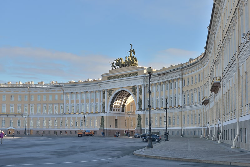 Budynek w Sankt Petersburgu, Rosja