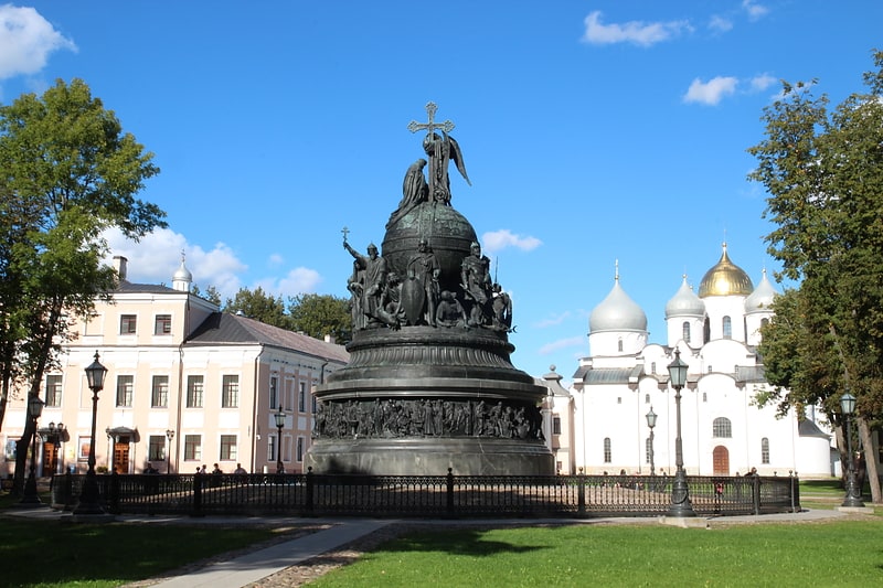 Lugar de interés histórico en Veliky Novgorod, Rusia