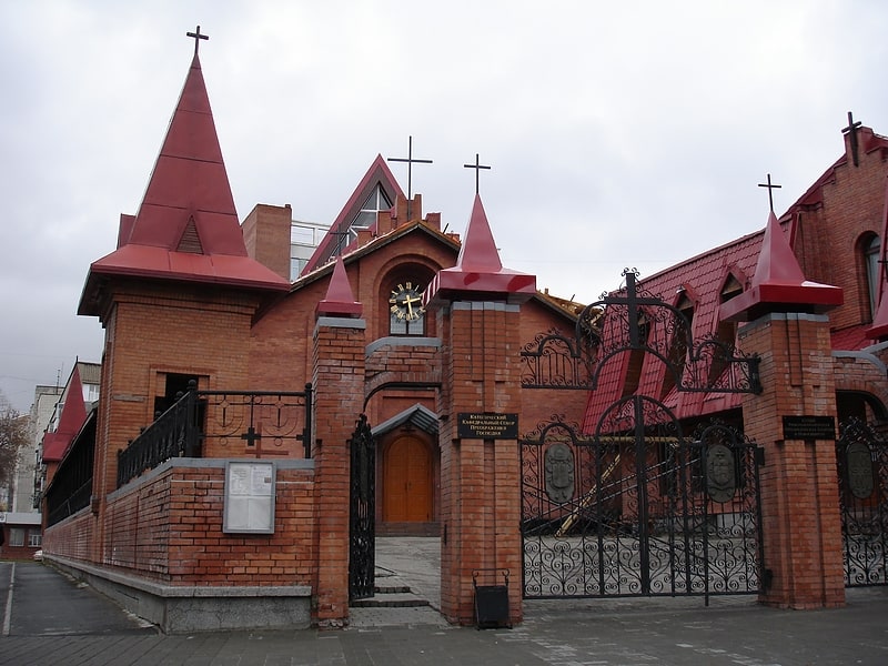 Catholic cathedral in Novosibirsk, Russia