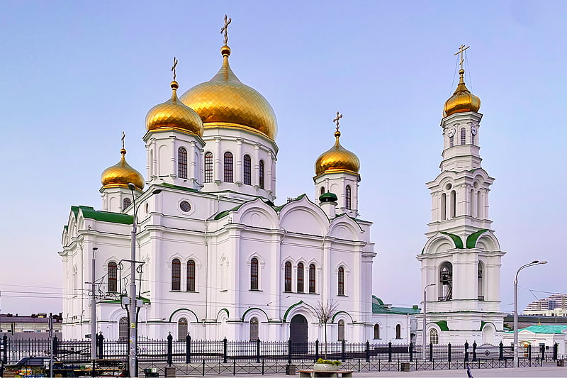 Catedral en Rostov del Don, Rusia