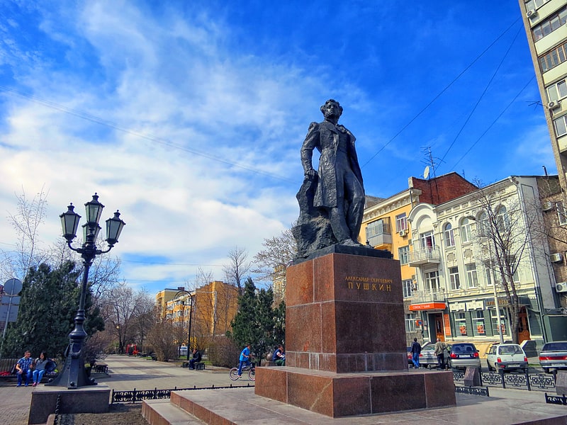 Historical landmark in Rostov-on-Don, Russia