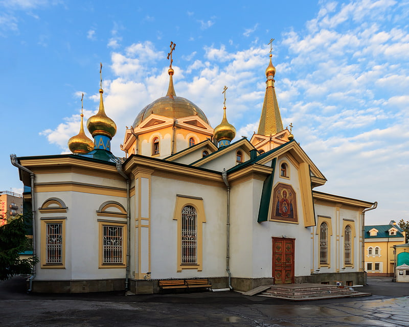 Russian orthodox church in Novosibirsk, Russia