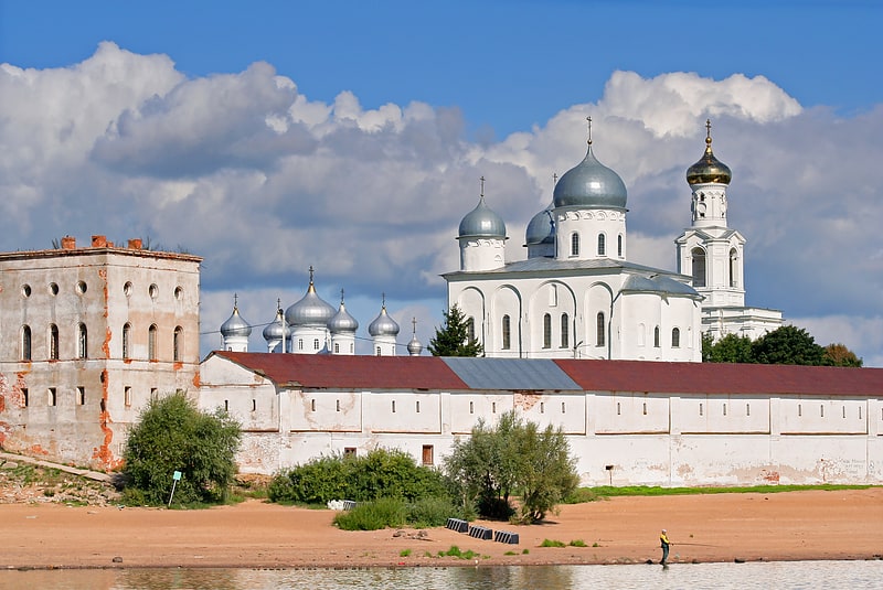 Monastère à Novgorod, Russie