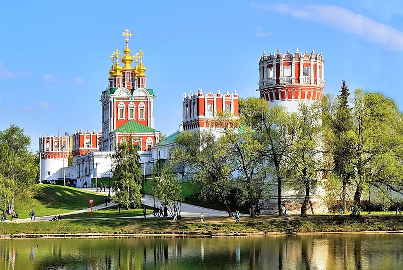Monasterio en Moscú, Rusia