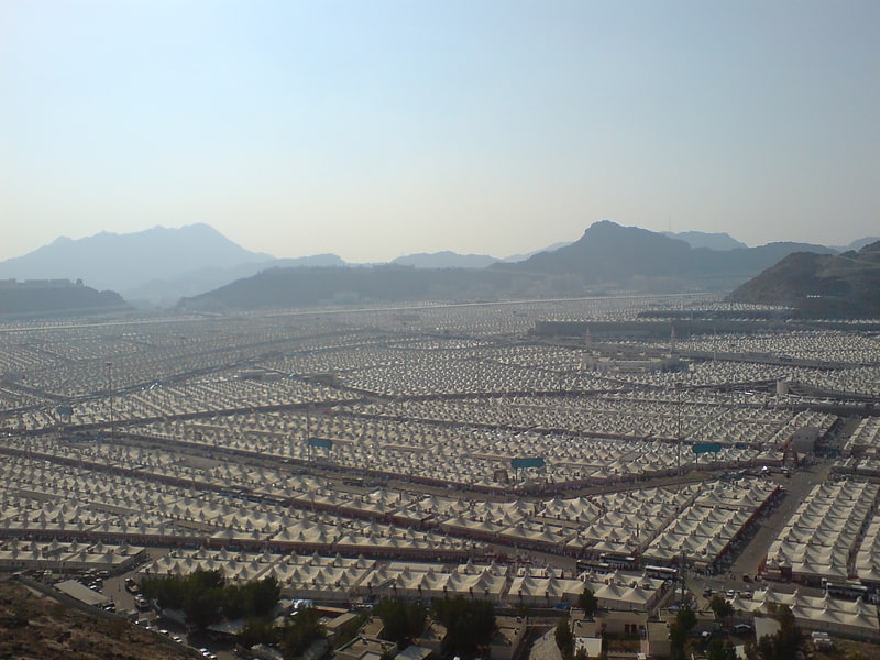 Stadtviertel in Mekka, Saudi-Arabien