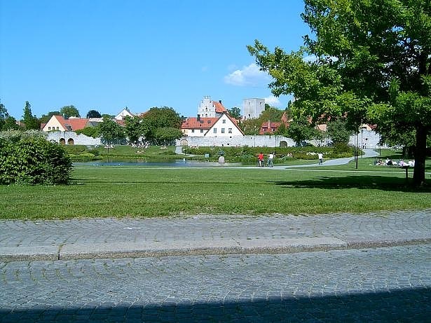 Park in Visby, Sweden