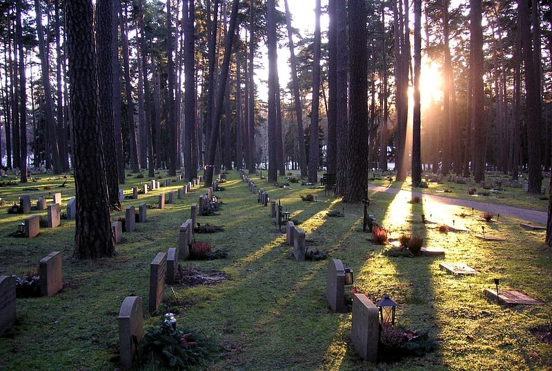 Cemetery in Stockholm, Sweden