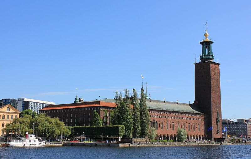 Rathaus in Stockholm, Schweden