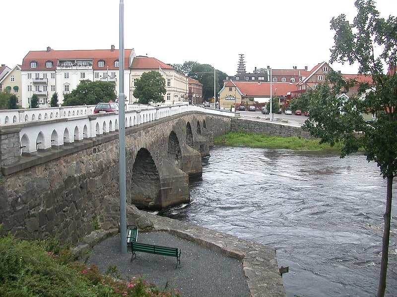 Bridge in Falkenberg, Sweden