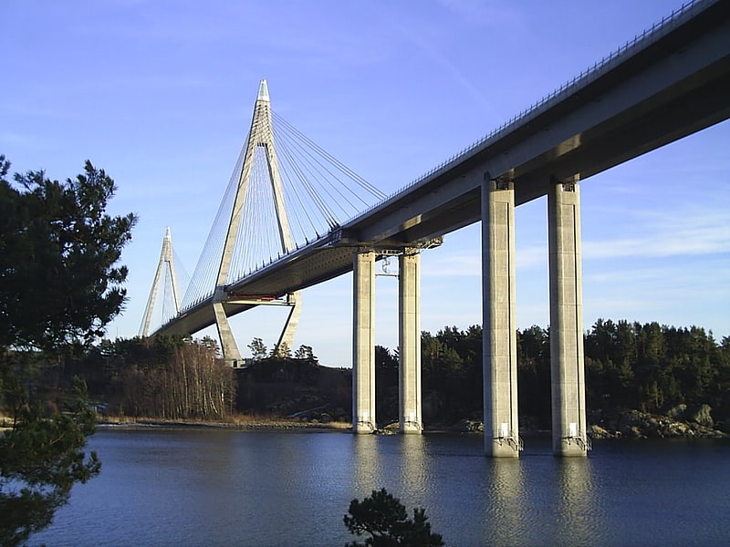 Cable-stayed bridge in Sweden