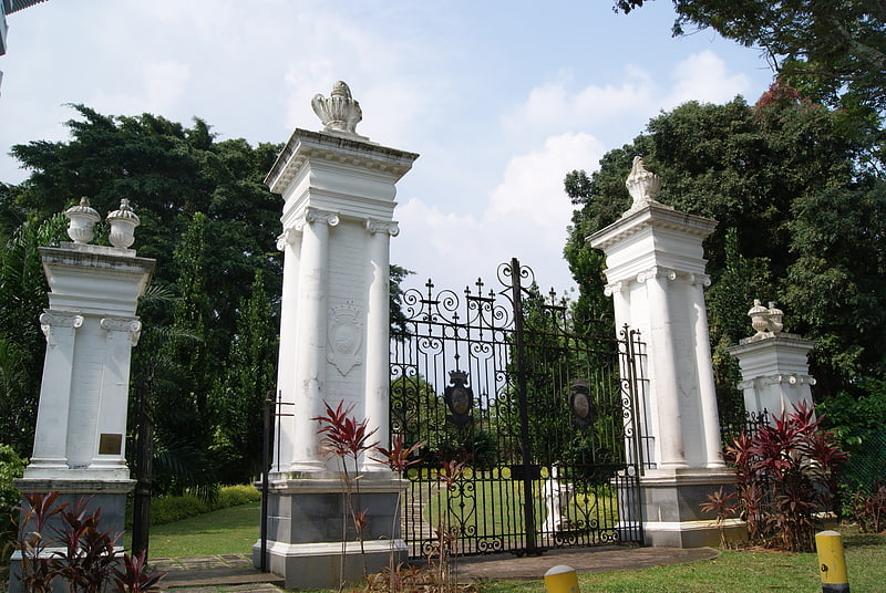 Memorial park in Singapore