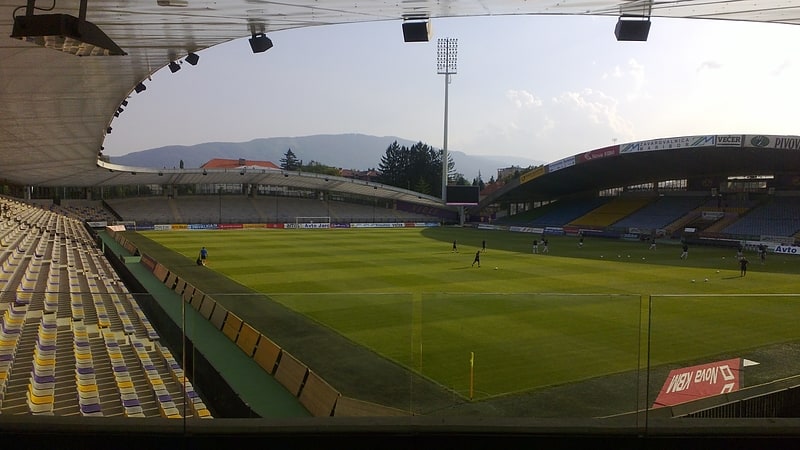 Stadium in Maribor, Slovenia