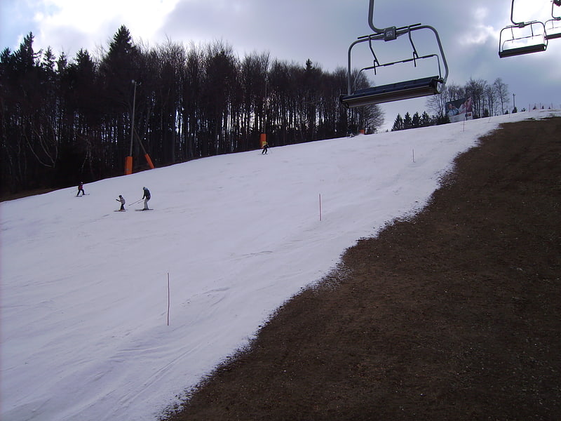 Ski resort in Maribor, Slovenia