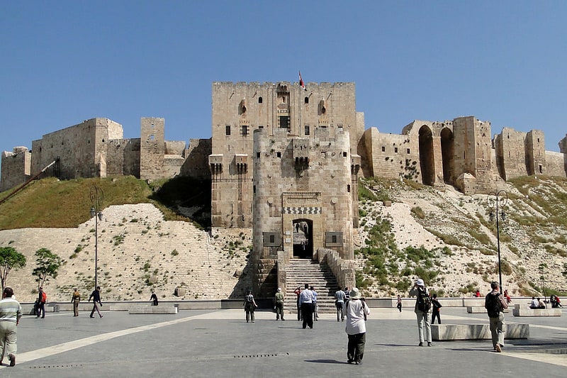 Site historique à Alep, Syrie