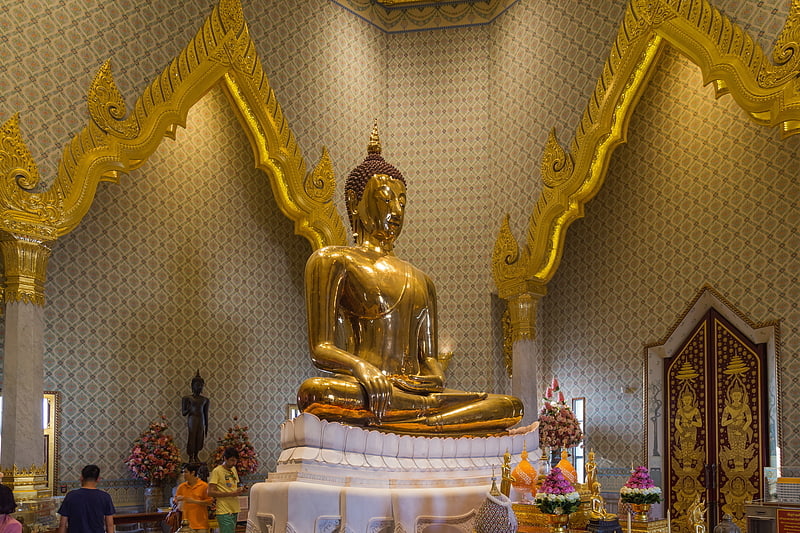 Świątynia buddyjska w Bangkoku, Tajlandia