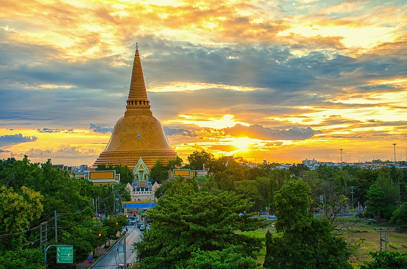 Temple in Nakhon Pathom, Thailand