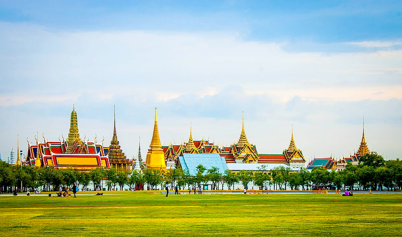 Öffentlicher Park in Bangkok, Thailand
