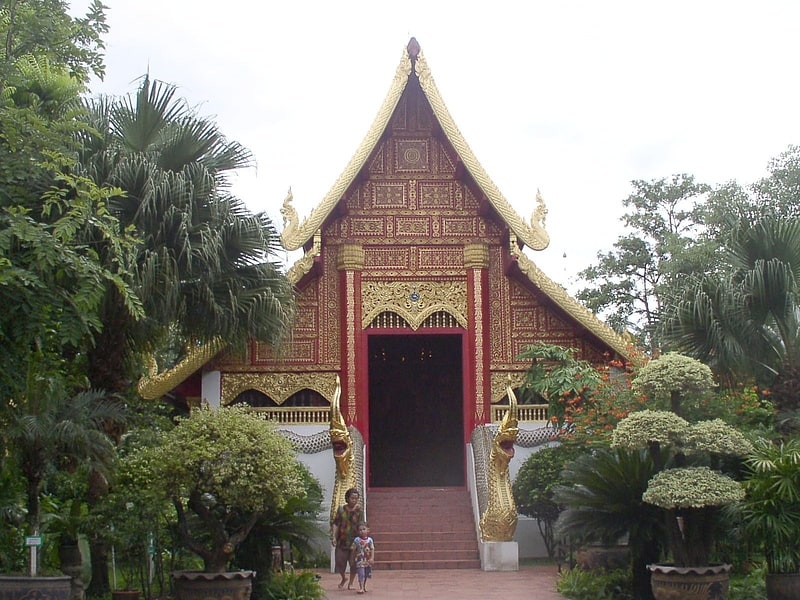 Świątynia buddyjska w Mueang Chiang Rai, Tajlandia