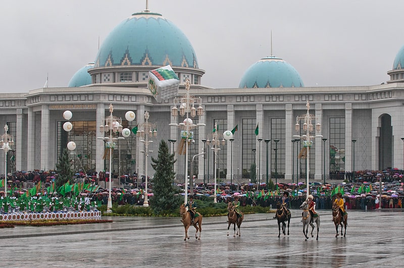 Palace in Ashgabat, Turkmenistan