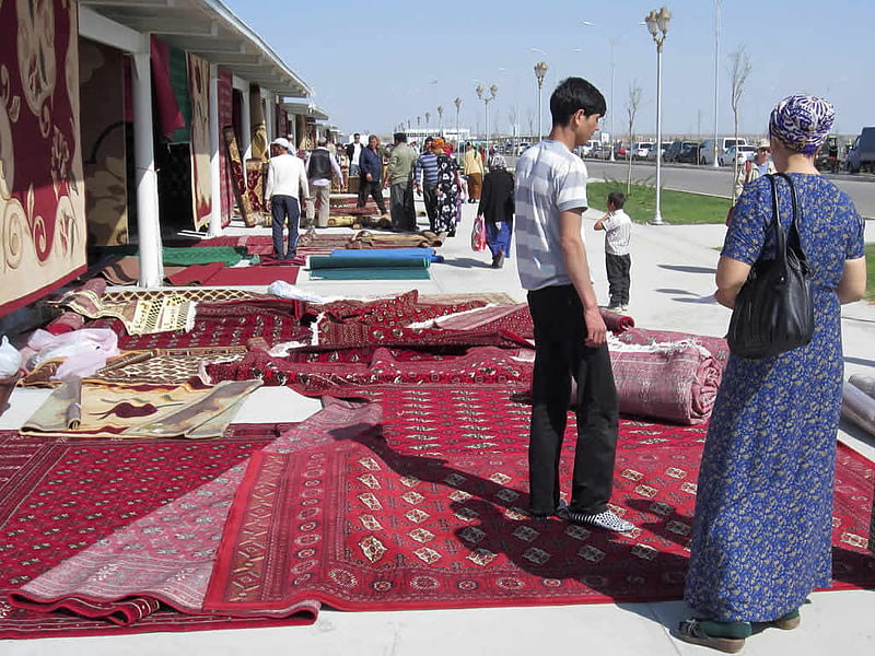 Bazar in Ashgabat, Turkmenistan