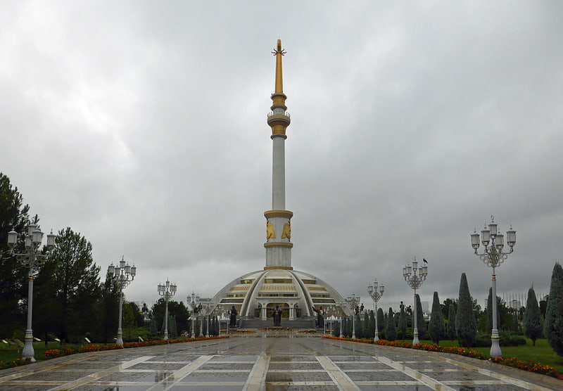Tourist attraction in Ashgabat, Turkmenistan
