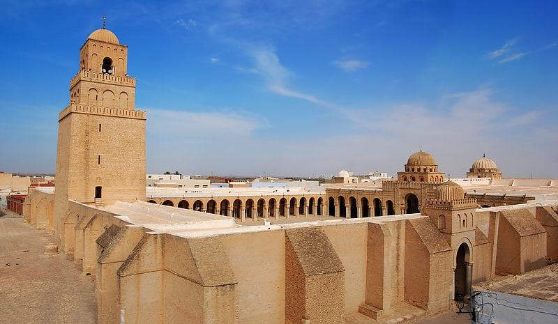 Mosquée à Kairouan, Tunisie
