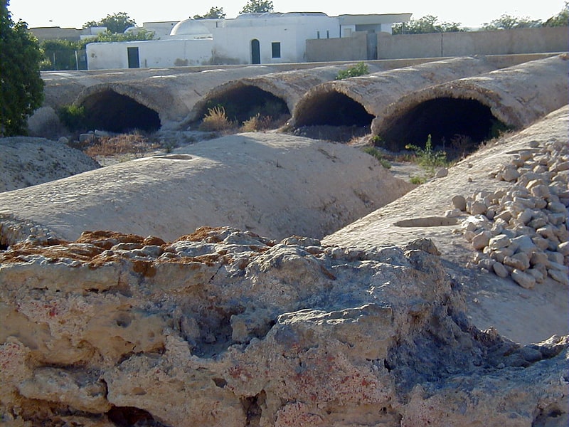 Archaeological site in Carthage, Tunisia