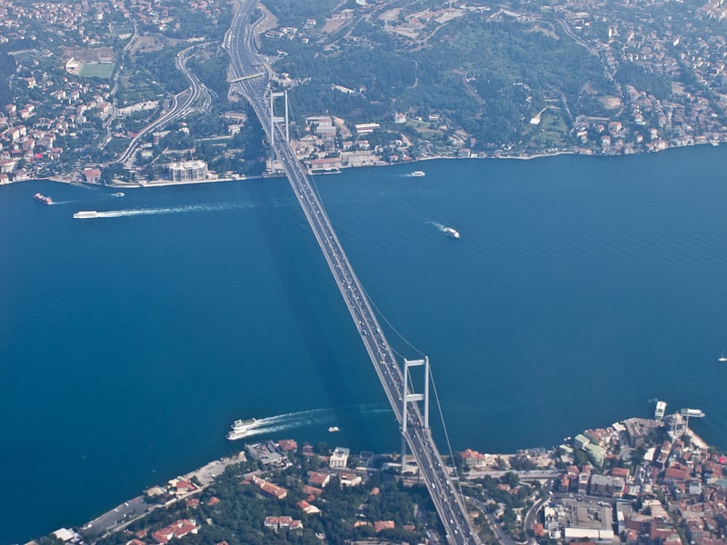 Suspension bridge in Turkey