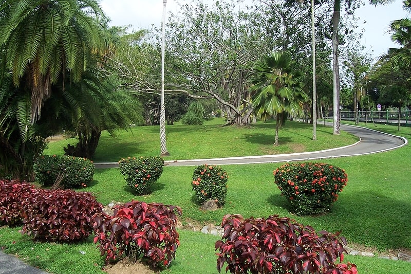 Botanical garden in the Port of Spain, Trinidad and Tobago