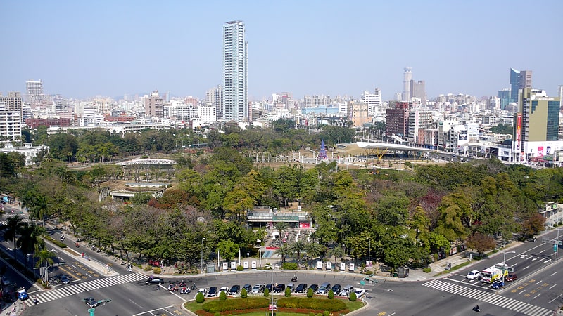 City park in Kaohsiung, Taiwan