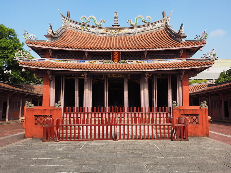 Temple in Tainan, Taiwan