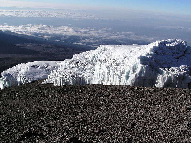 Glacier in Tanzania