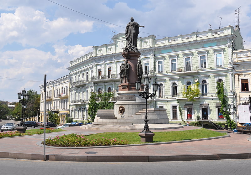 Monument in Odesa, Ukraine