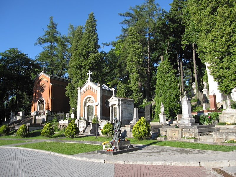 Cemetery in Lviv, Ukraine