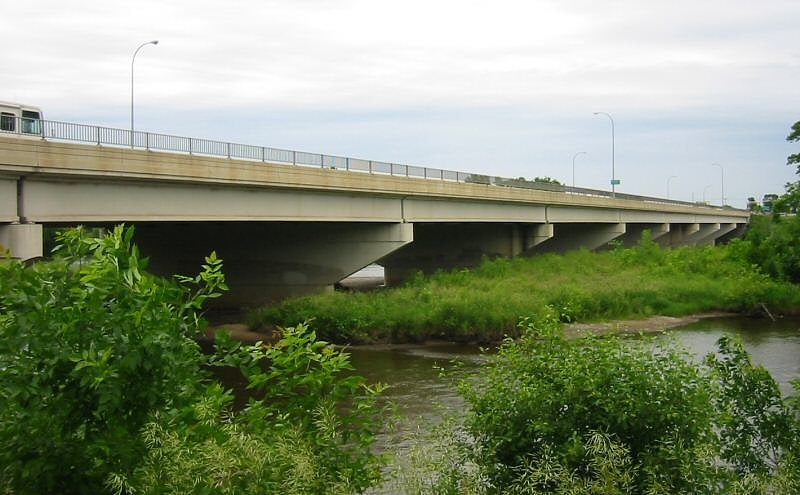Girder bridge in the Sherburne County, Minnesota